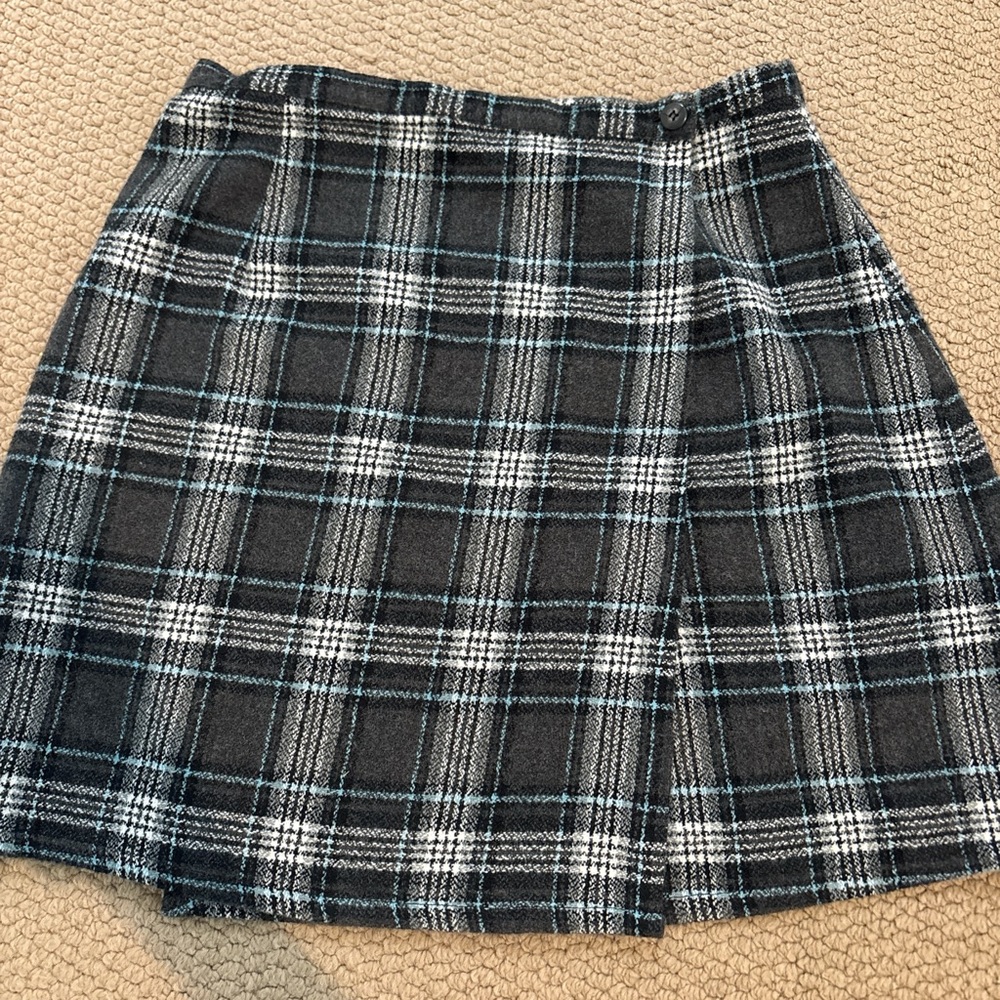 Vintage Evolution, Not Revolution Plaid Mini Skirt